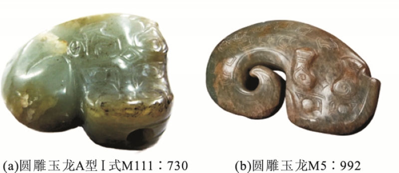 西周玉龙-左图-随州市博物馆-2011年湖北随州叶家山西周曾国墓 西周时期圆雕玉器汇总赏析